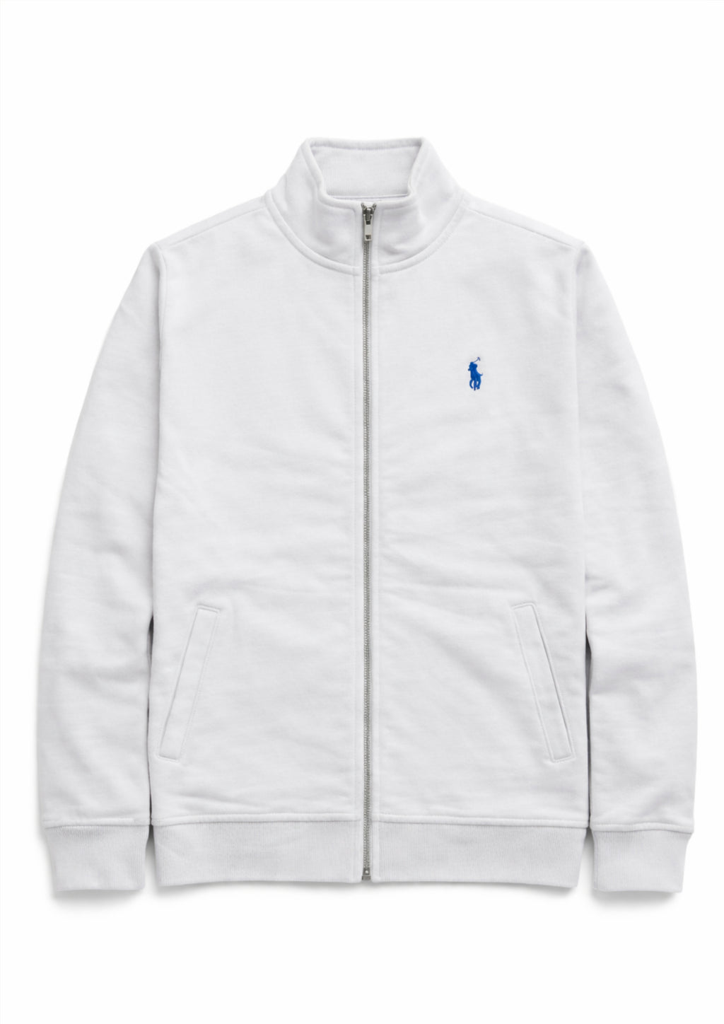 Polo Unisex White Zipper