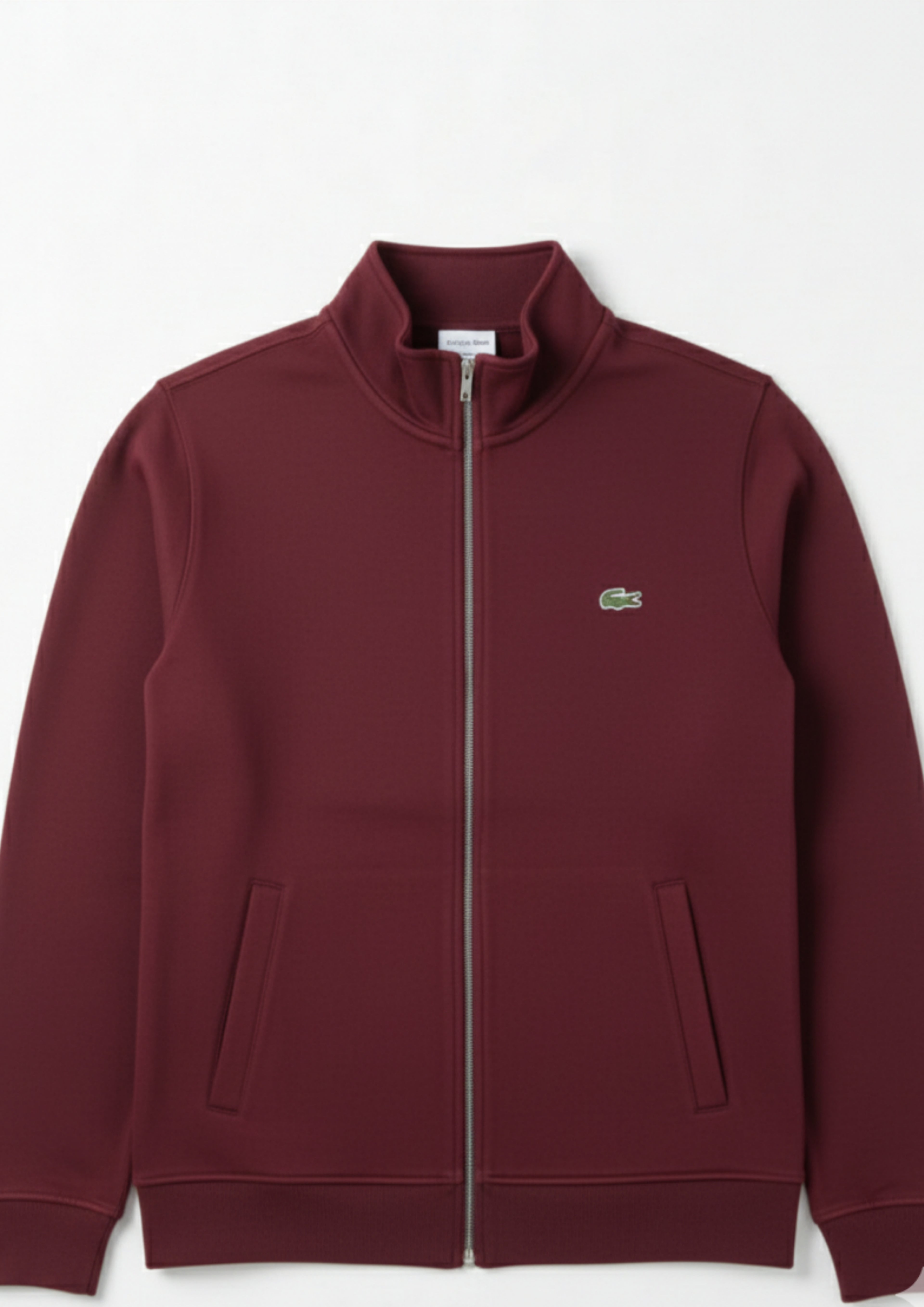 Lacoste Unisex Maroon Zipper