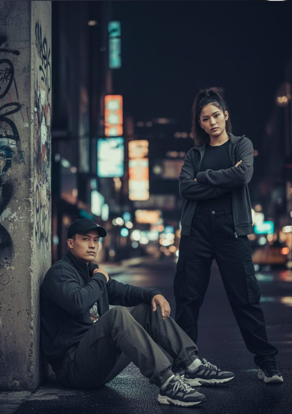 Polo Unisex Charcoal Zipper