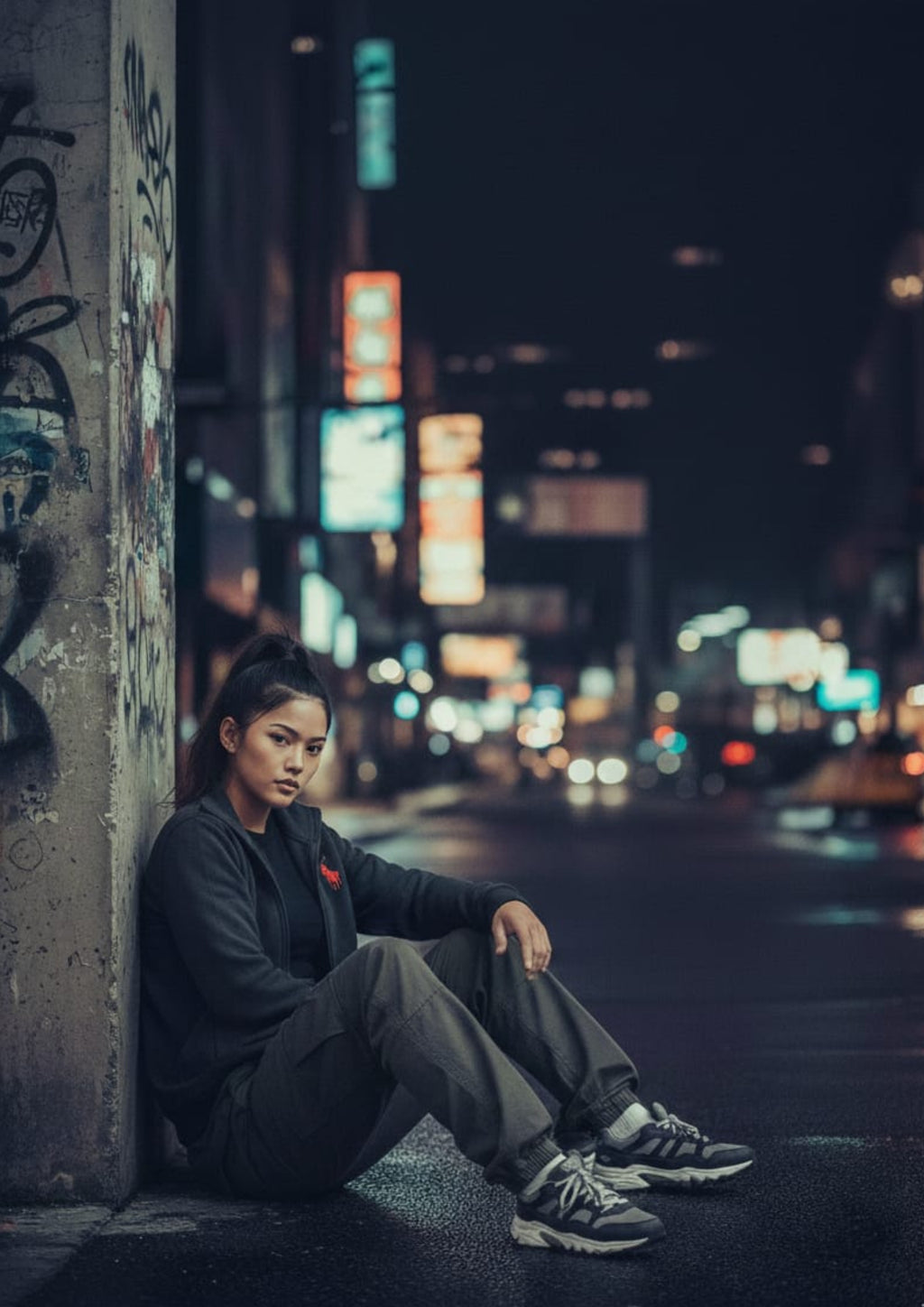 Polo Unisex Charcoal Zipper