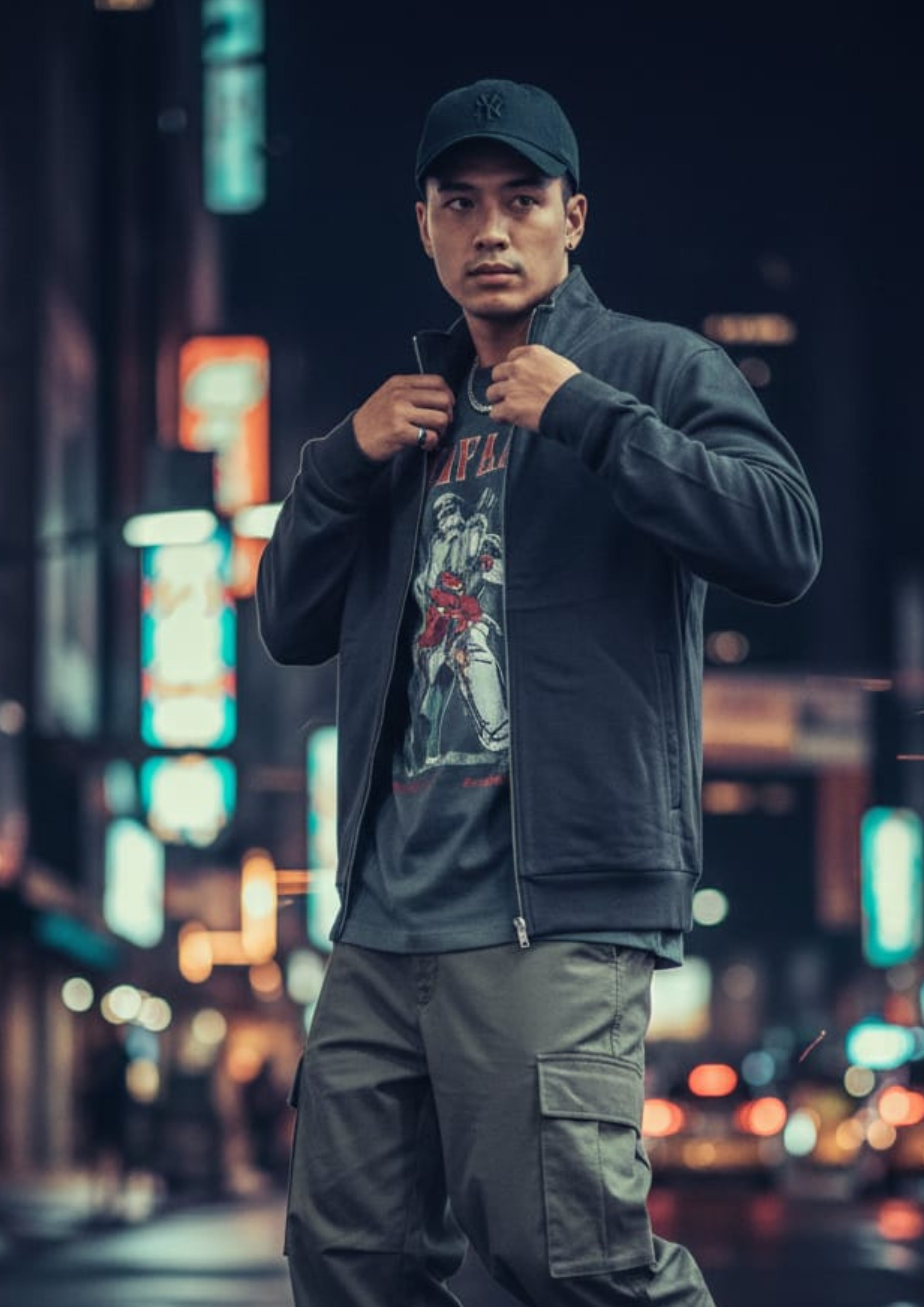 Polo Unisex Charcoal Zipper