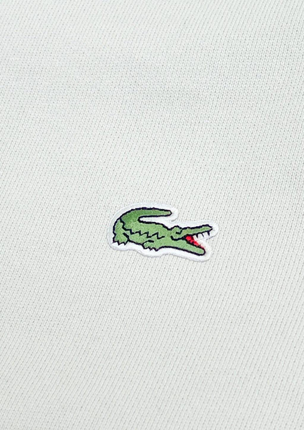 Lacoste Unisex White Zipper