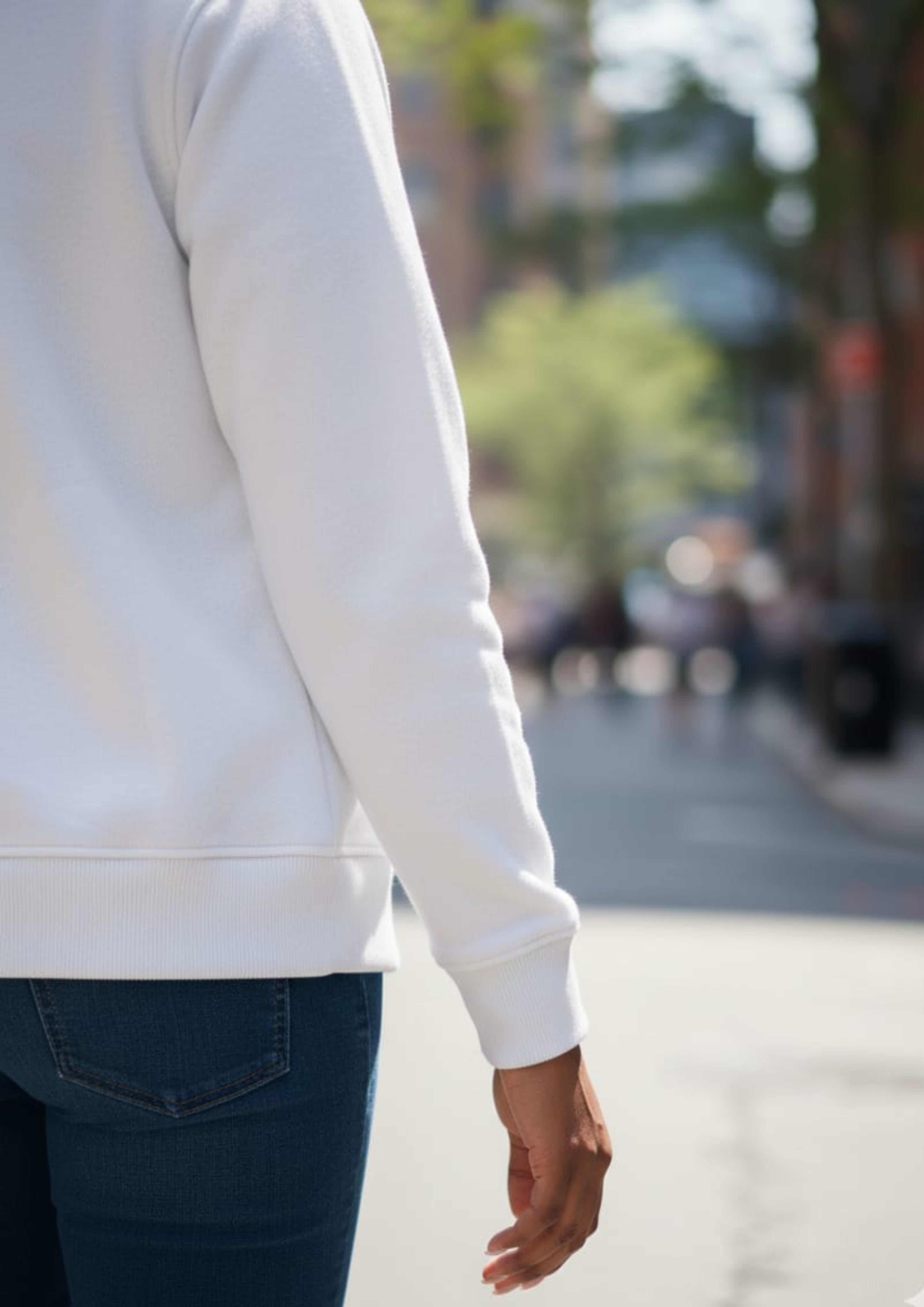 Premium Polo Unisex White Zipper