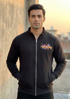 Premium Polo Unisex Black Zipper