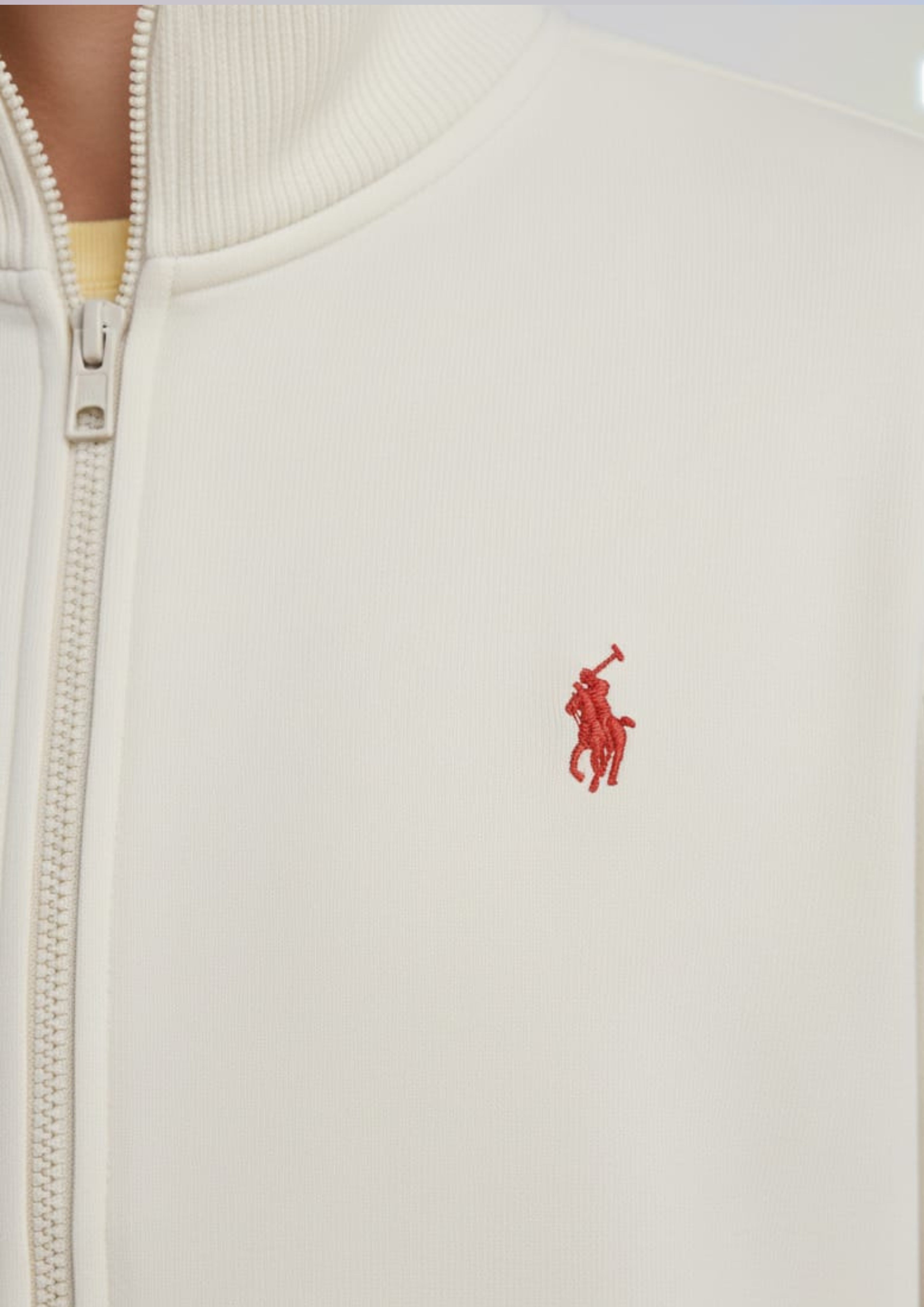 Polo Unisex Cream zipper
