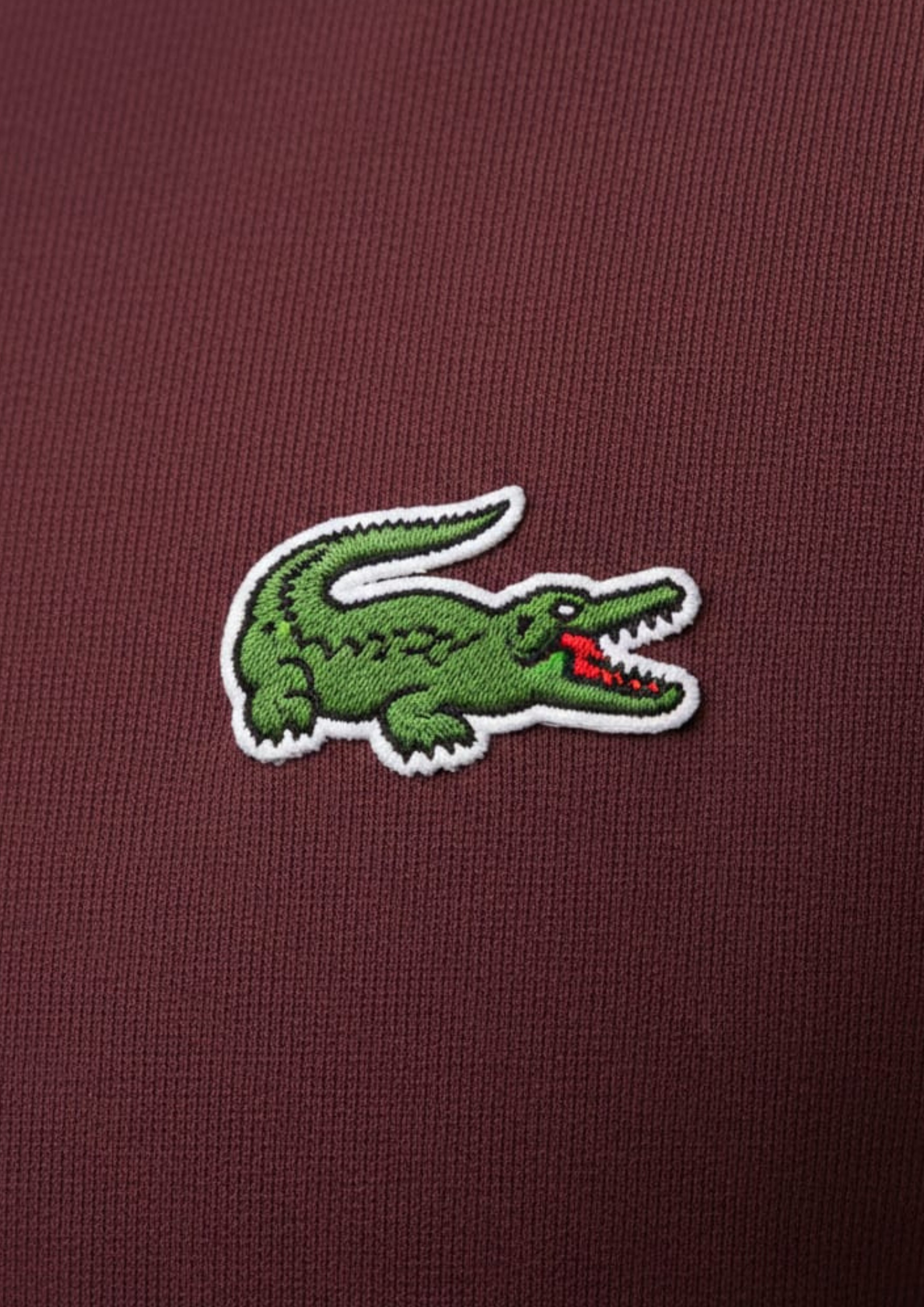 Lacoste Unisex Maroon Zipper
