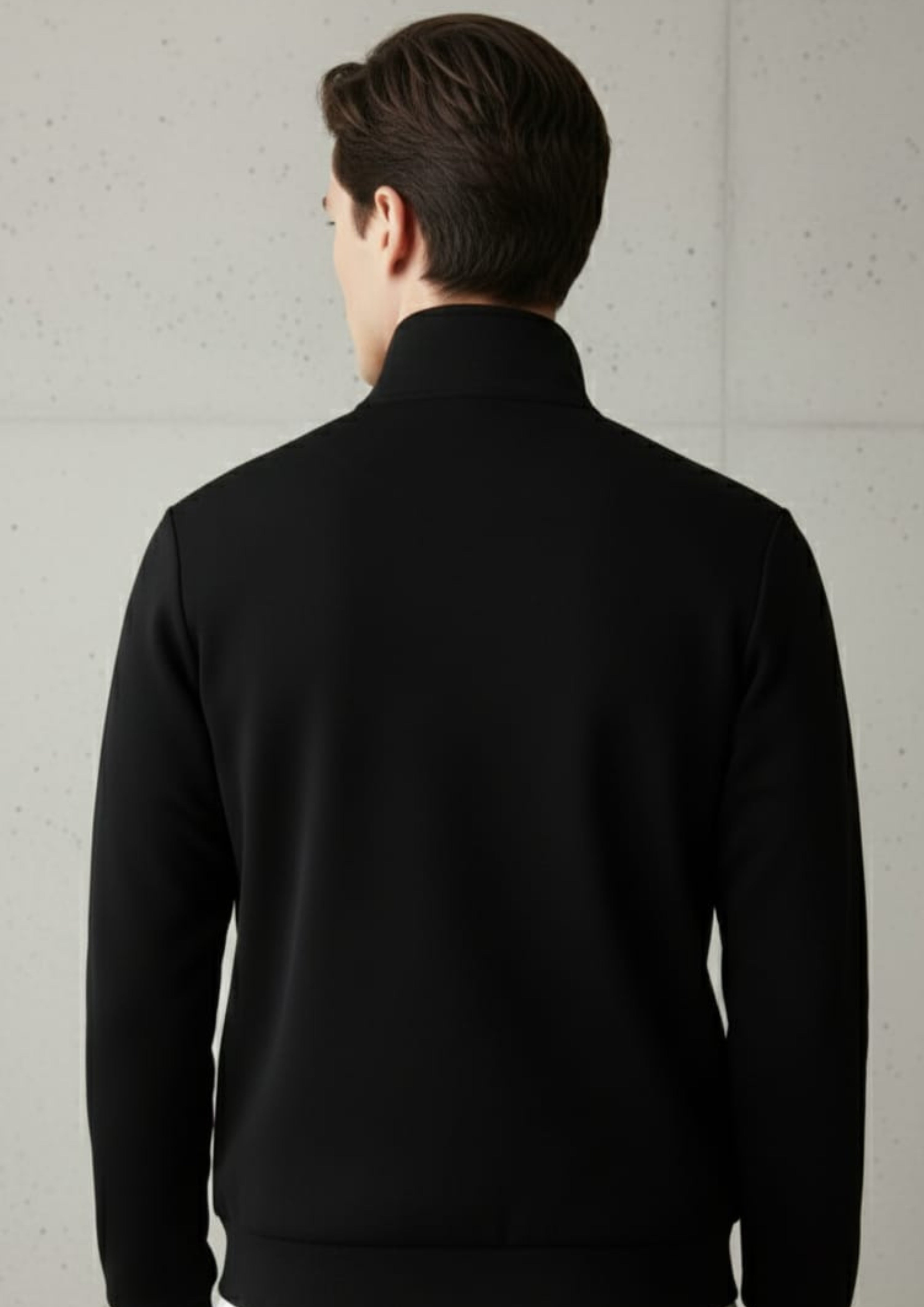 Lacoste Unisex Black Zipper