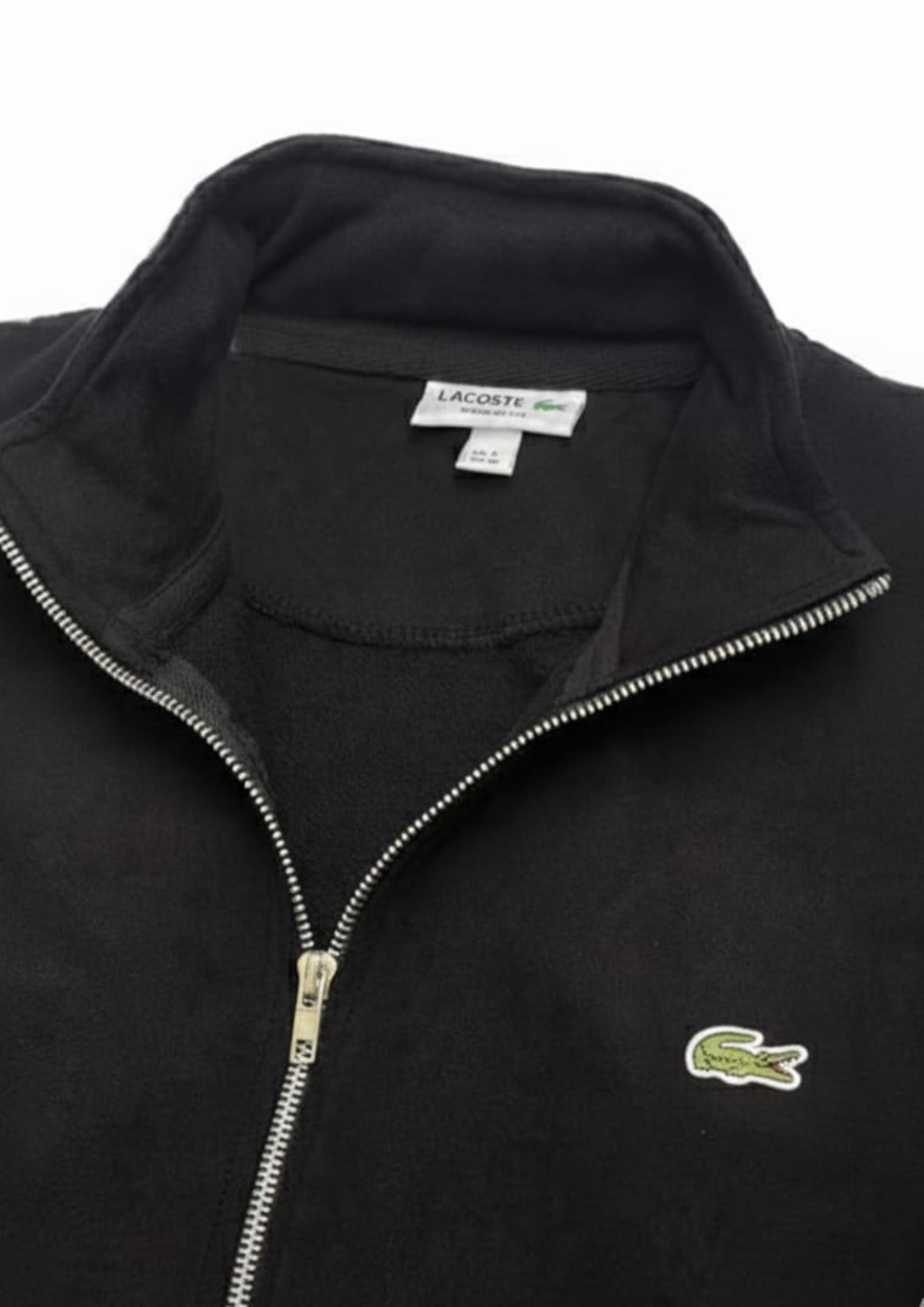 Lacoste Unisex Black Zipper