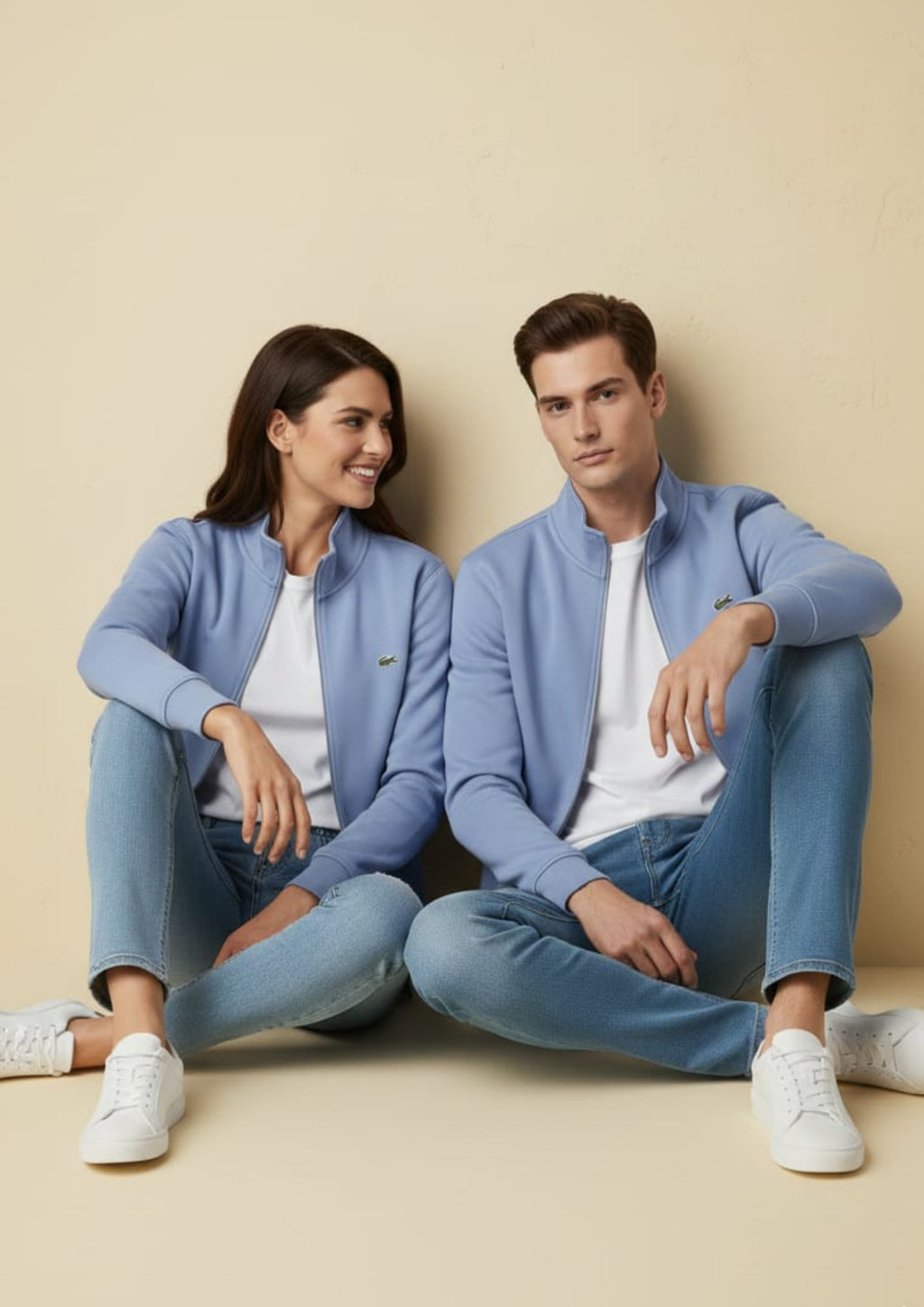 Lacoste Unisex Royal Blue Zipper