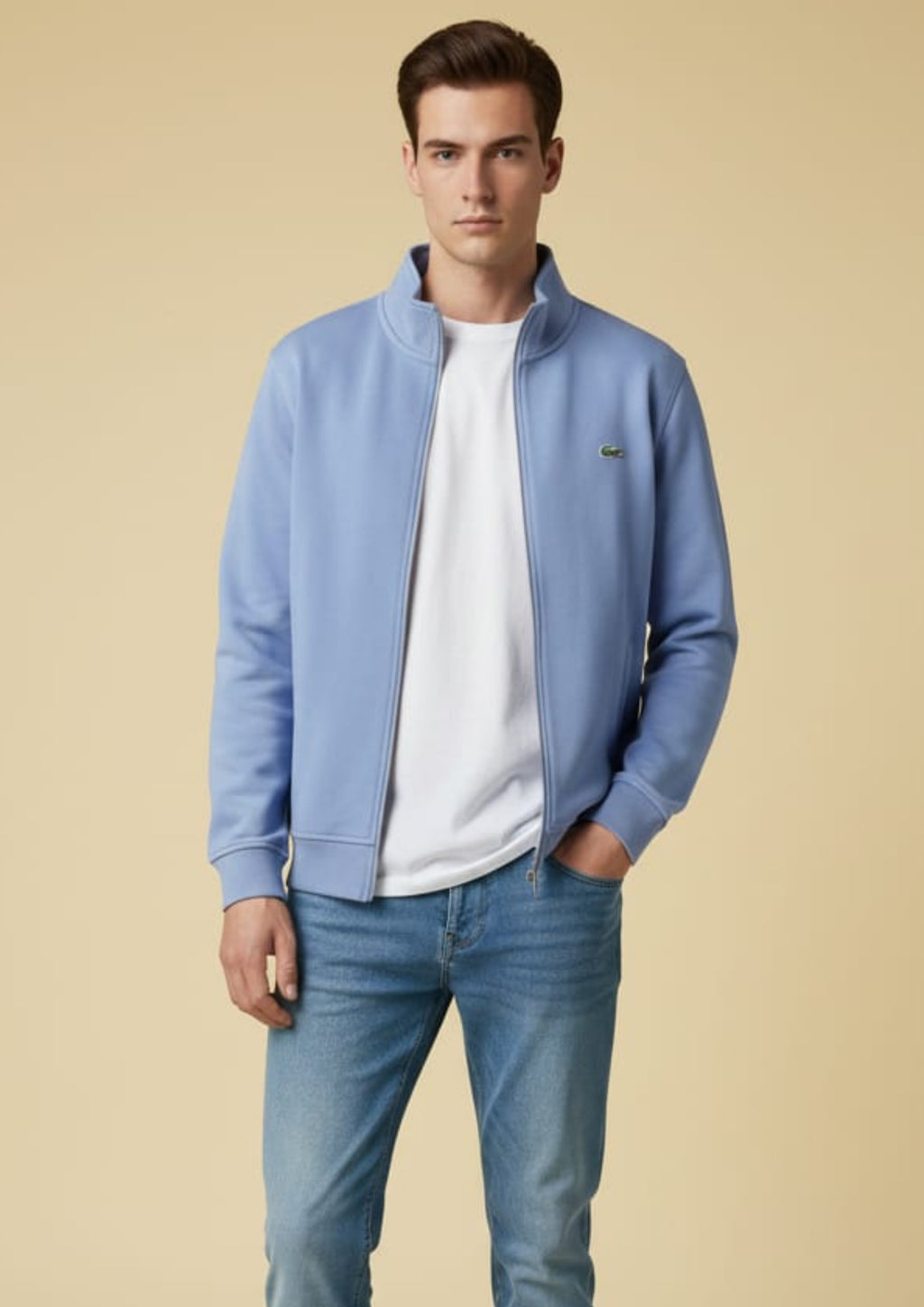 Lacoste Unisex Royal Blue Zipper